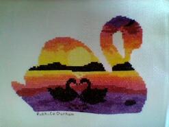 Cross stitch square for Nerissa's quilt