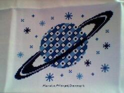 Cross stitch square for Ibraheem P's quilt