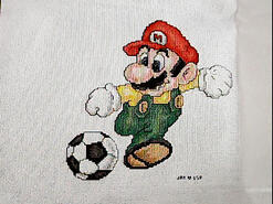 Cross stitch square for Jack P's quilt