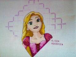 Cross stitch square for Savanagh's quilt