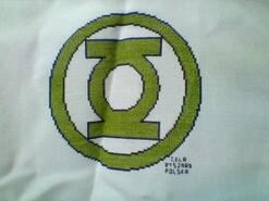 Cross stitch square for Oliver D's quilt