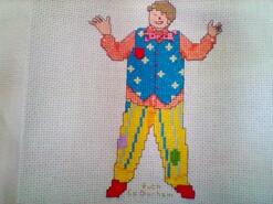 Cross stitch square for Jonah C's quilt