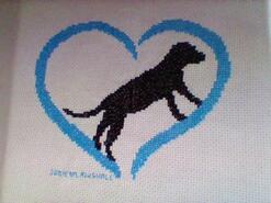 Cross stitch square for Saoirse's quilt