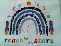 Cross stitch square for Mason A's quilt