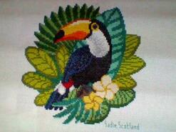 Cross stitch square for Vinnie M's quilt
