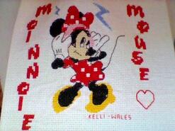 Cross stitch square for Isla C's quilt