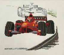 Cross stitch square for Lewis C's quilt