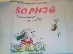 Cross stitch square for Sophie B's quilt