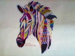 Cross stitch square for Savannah M's quilt