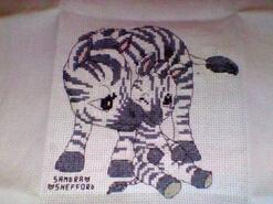 Cross stitch square for Savannah M's quilt