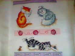 Cross stitch square for Leela H's quilt