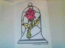 Cross stitch square for Sophia-Grace's quilt