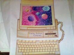 Cross stitch square for Reece's quilt