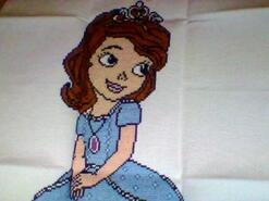 Cross stitch square for Gracie-Mai P's quilt
