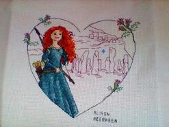 Cross stitch square for Gracie-Mai P's quilt