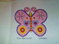 Cross stitch square for Sophie S's quilt