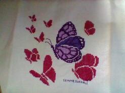 Cross stitch square for Sophie S's quilt