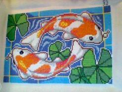 Cross stitch square for Connor S's quilt
