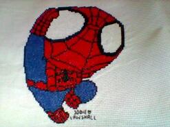 Cross stitch square for Ciaran's quilt