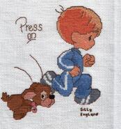 Cross stitch square for Joshua H's quilt