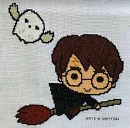 Cross stitch square for Hollie W's quilt
