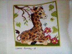 Cross stitch square for Archie W's quilt