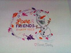 Cross stitch square for Nate's quilt