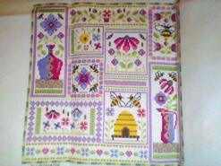 Cross stitch square for Maisie W's quilt