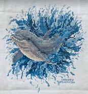 Cross stitch square for Joseph S's quilt