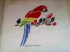 Cross stitch square for Jaxson C's quilt