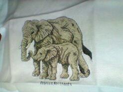 Cross stitch square for Jaxson C's quilt