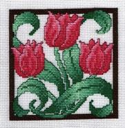 Cross stitch square for Antonia's quilt