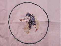 Cross stitch square for (QUILTED) Circles 4's quilt