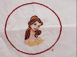 Cross stitch square for (QUILTED) Circles 4's quilt