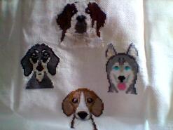 Cross stitch square for Jessie T's quilt