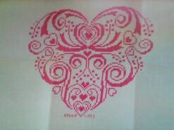 Cross stitch square for Paisley-Jade's quilt