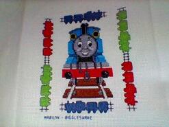 Cross stitch square for Dylan B's quilt