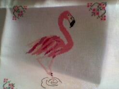 Cross stitch square for Lillie D's quilt