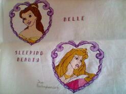 Cross stitch square for Lillie D's quilt