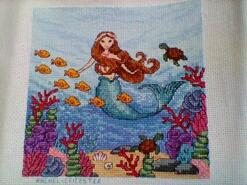 Cross stitch square for Lucia F's quilt