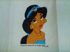 Cross stitch square for Ellè S's quilt