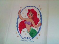 Cross stitch square for Amelia-Lilly's quilt