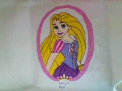Cross stitch square for Amelia-Lilly's quilt