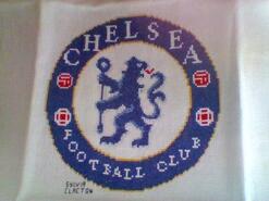 Cross stitch square for Luca G's quilt