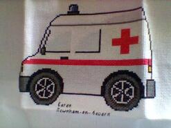 Cross stitch square for Jackson L's quilt