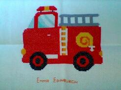 Cross stitch square for Jackson L's quilt