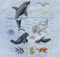 Cross stitch square for Thomas M's quilt
