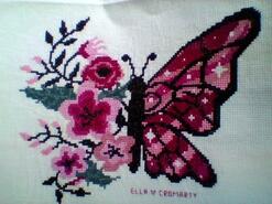 Cross stitch square for Khadijah's quilt
