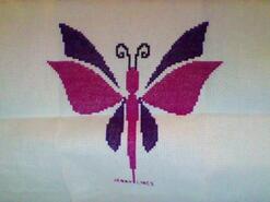 Cross stitch square for Khadijah's quilt