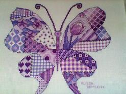 Cross stitch square for Khadijah's quilt